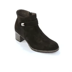 Leren boots met hak