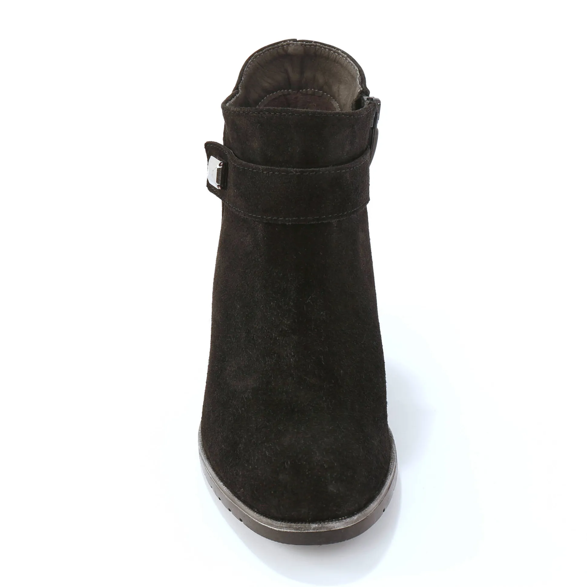 Leren boots met hak