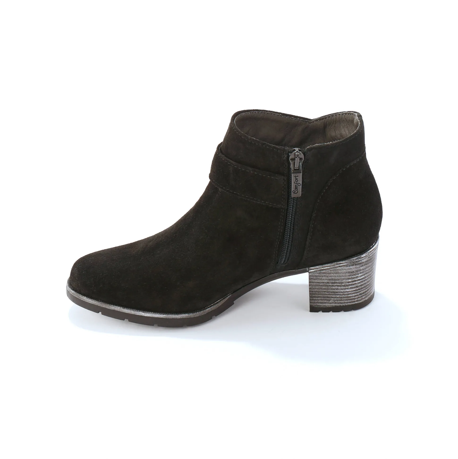 Leren boots met hak