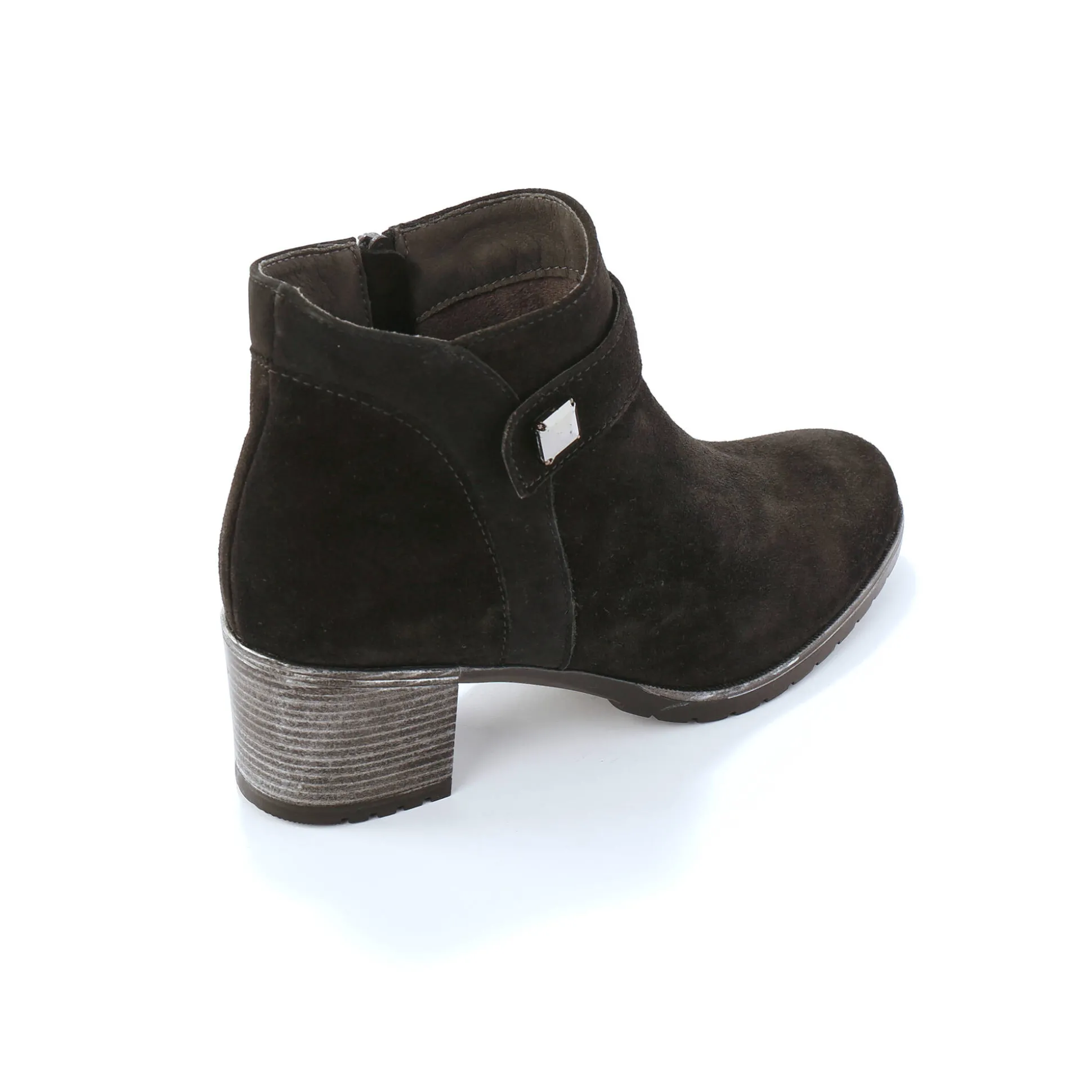 Leren boots met hak