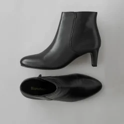 Leren boots met hak