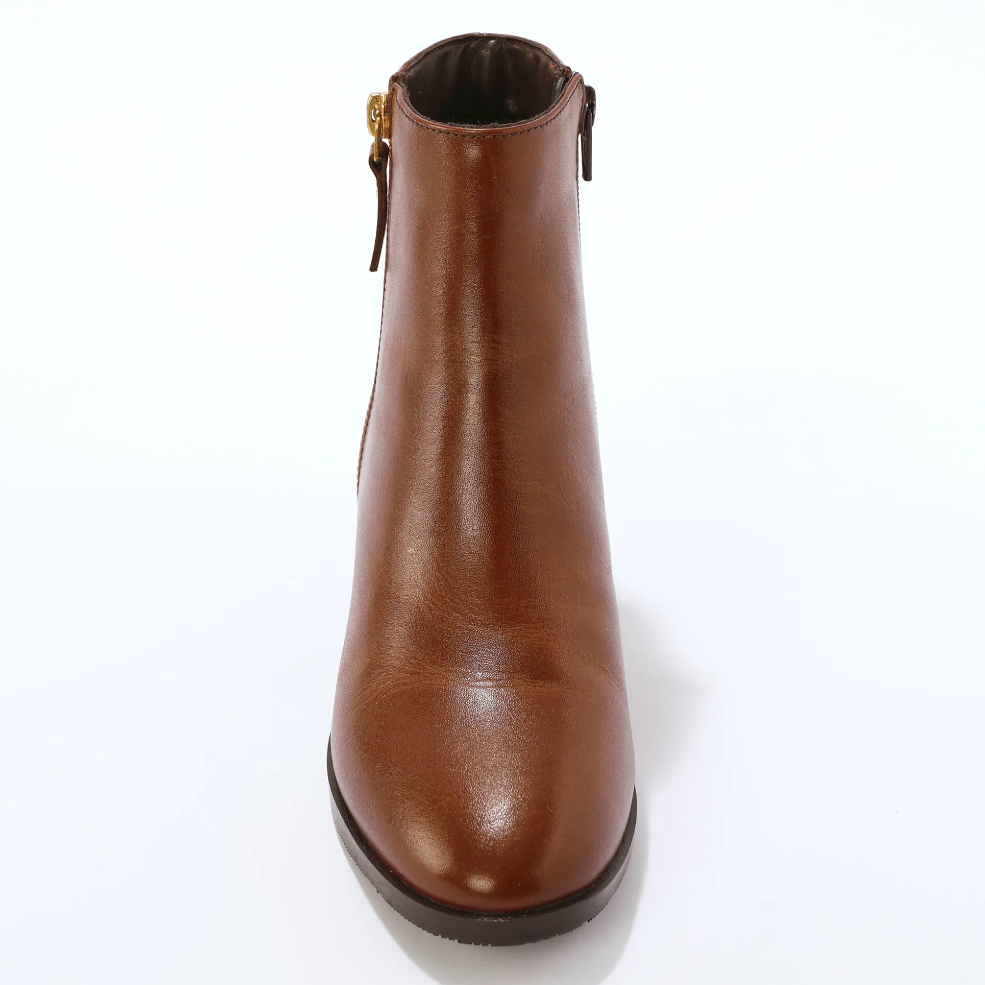 Leren boots met rits