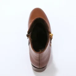Leren boots met rits
