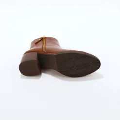 Leren boots met rits