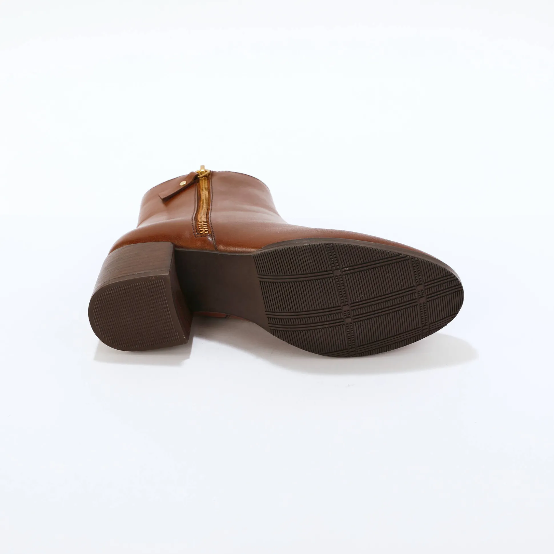 Leren boots met rits
