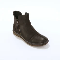 Leren boots met rits