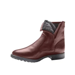Leren boots met wollen voering - tot maat 46