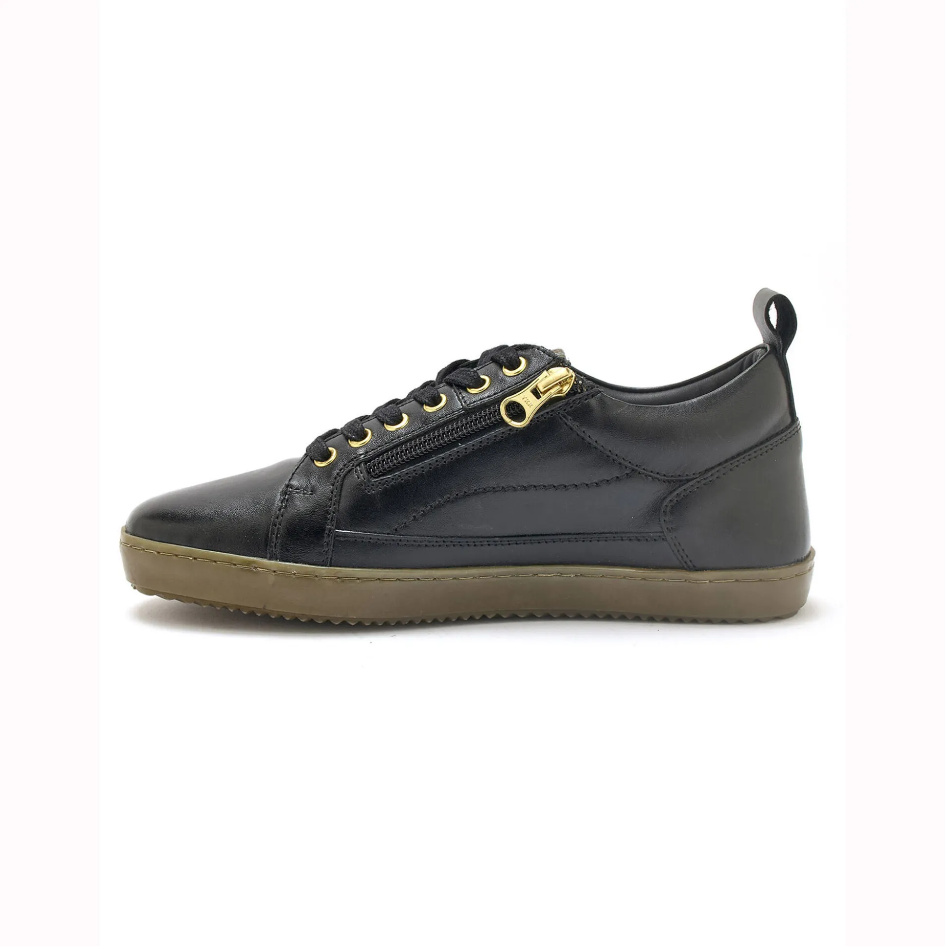 Leren sneakers in derbymodel, comfortabele breedte