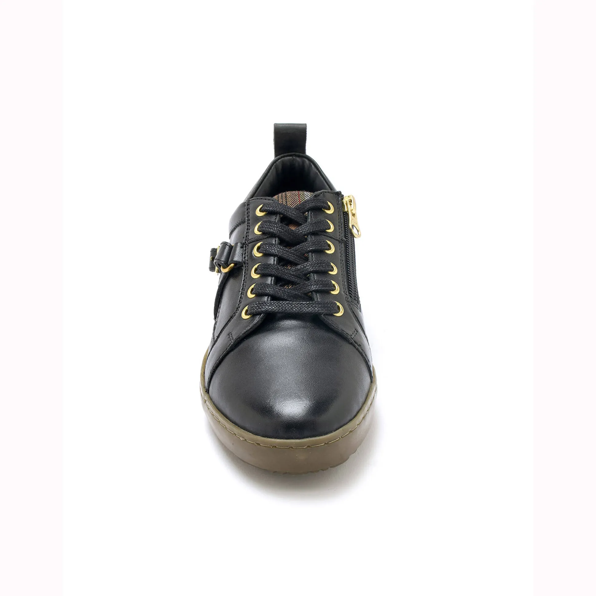 Leren sneakers in derbymodel, comfortabele breedte