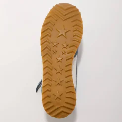 Leren sneakers met contrasterende fantasiepasjes