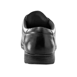 Leren sneakers met scratchsluiting