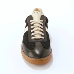 Leren sneakers met veters