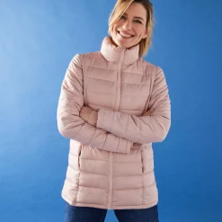 Lichte gewatteerde jas, kort model