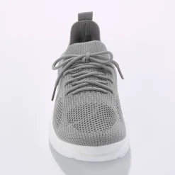 Lichte sneakers in meshtextiel, met veters