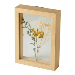 Lijst met gedroogde bloemen