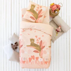 Linge de lit enfant Reina imprimé 1 personne - coton