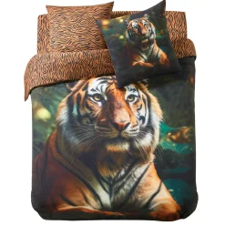 Linge de lit imprimé Matt en coton
