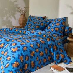 Linge de lit Pedro en polycoton imprimé peau de bête