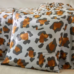 Linge de lit Pedro en polycoton imprimé peau de bête