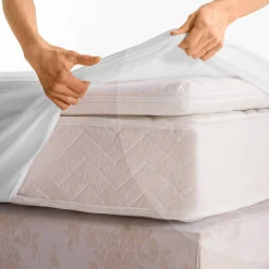 Matrasbeschermer in absorberend molton 400 g/m2, hoes 40 cm