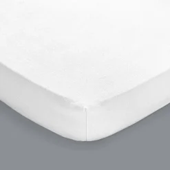 Matrasbeschermer in molton met ondoorlatende polyurethaancoating, hoes 25 cm