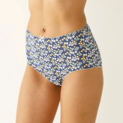 Maxislip in stretchkatoen met bloemenprint - set van 4