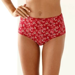 Maxislip in stretchkatoen met "panter" print - Set van 4
