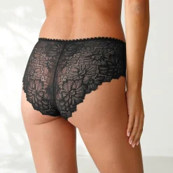 Maxislip met hoge taille in microvezel en rekbare kant - set van 2