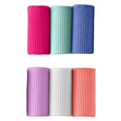 Maxislip met platte ribbels - set van 6