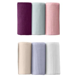Maxislip met platte ribbels - set van 6