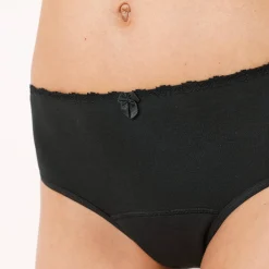 Menstruatieslip met kanten tailleband - maximodel