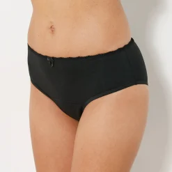 Menstruatieslip met kanten tailleband - maximodel