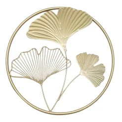 Metalen "ginkgo" decoratie