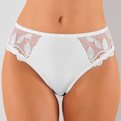 Microvezel slipje met guipurekant Rima - set van 2