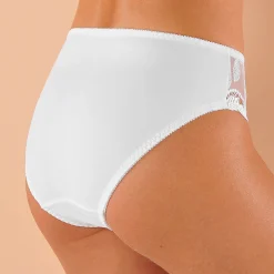 Microvezel slipje met guipurekant Rima - set van 2