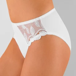 Microvezel slipje met guipurekant Rima - set van 2