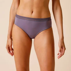 Midislip in microvezel en plumetistule met tweede huid-effect Paia - set van 2