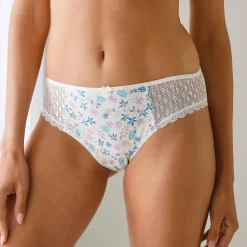 Midislip met bloemenprint Coria - set van 2