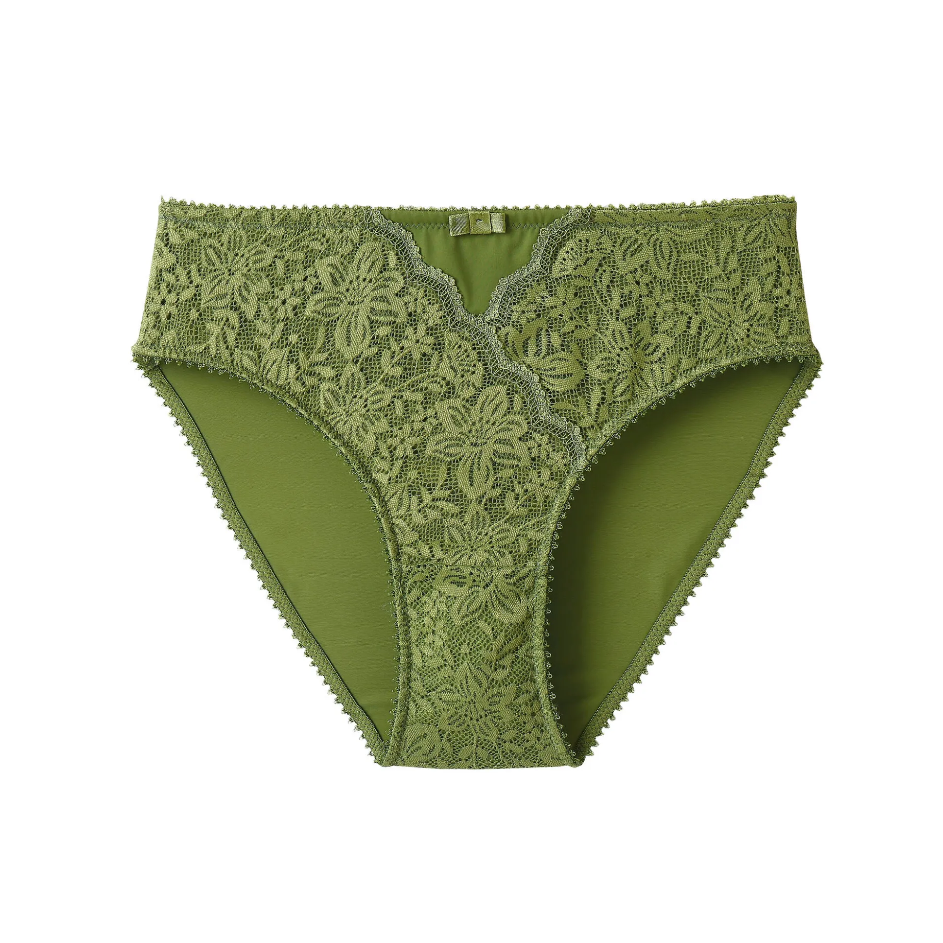 Midislip met hoge taille in rekbare kant en tule Guspini - set van 2