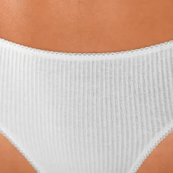 Midislip met platte ribbels - set van 6