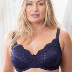 Minimizerbeha in ajourtricot Osilio, met flexibele beugels