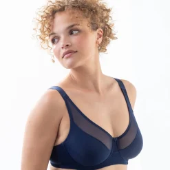 Minimizerbeha in tricot en tule met beugels