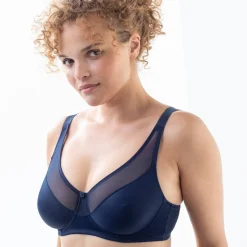 Minimizerbeha in tricot en tule met beugels