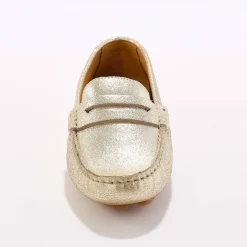 Mocassins in glad leer - zilverkleur