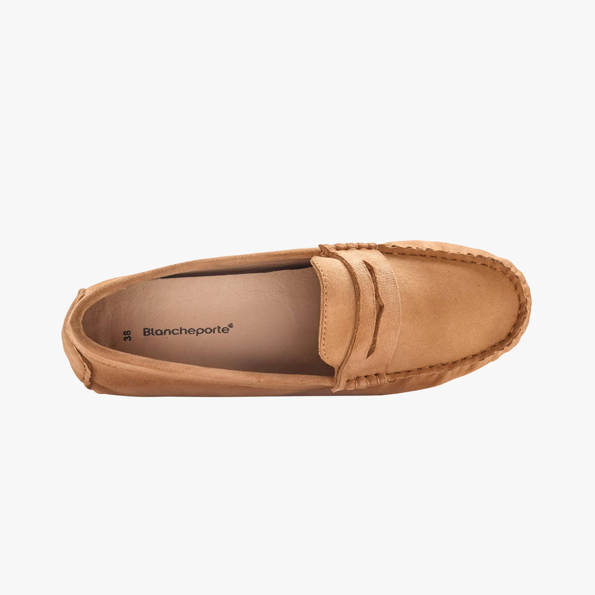 Mocassins in splitleer