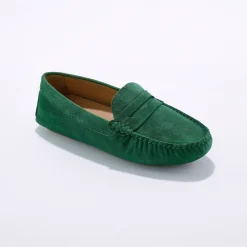 Mocassins in suèdeleer
