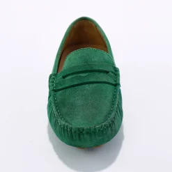 Mocassins in suèdeleer