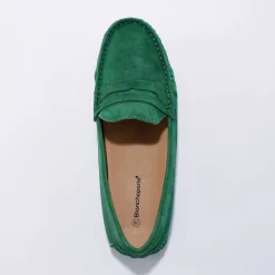 Mocassins in suèdeleer