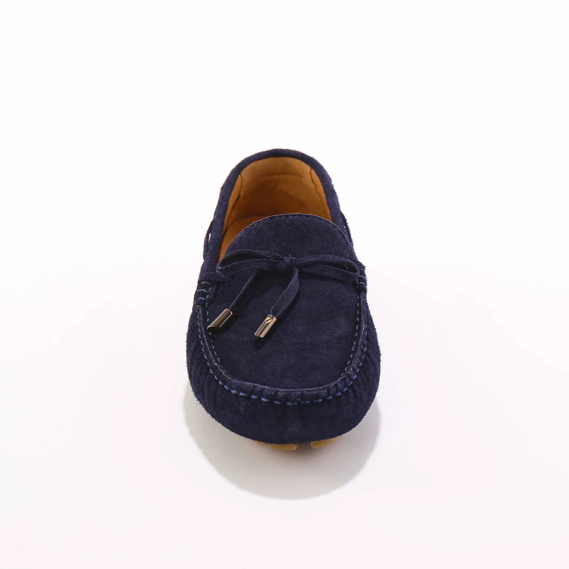 Mocassins in ultrasoepel leer met veters