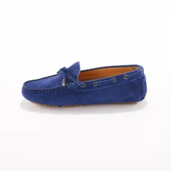 Mocassins in ultrasoepel leer met veters
